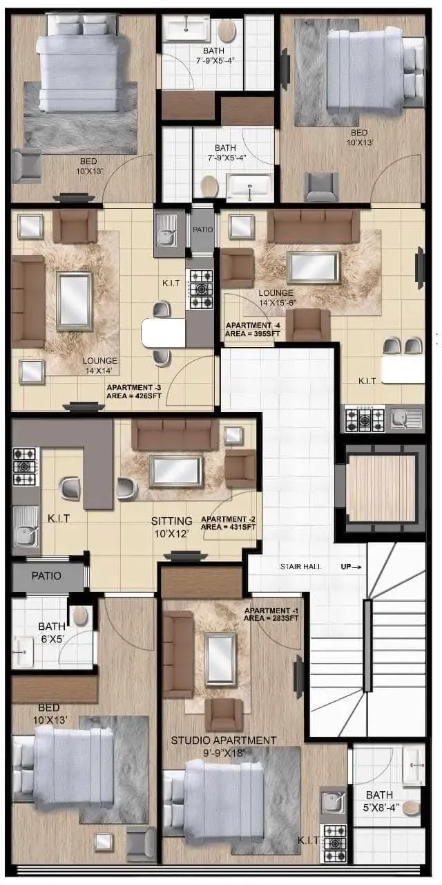 Madina Height 1 Floor Plan 1 plan