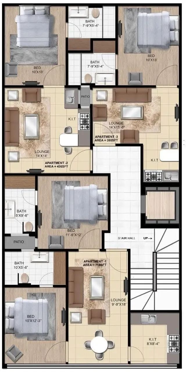 Madina Height 1 Floor Plan 2 plan
