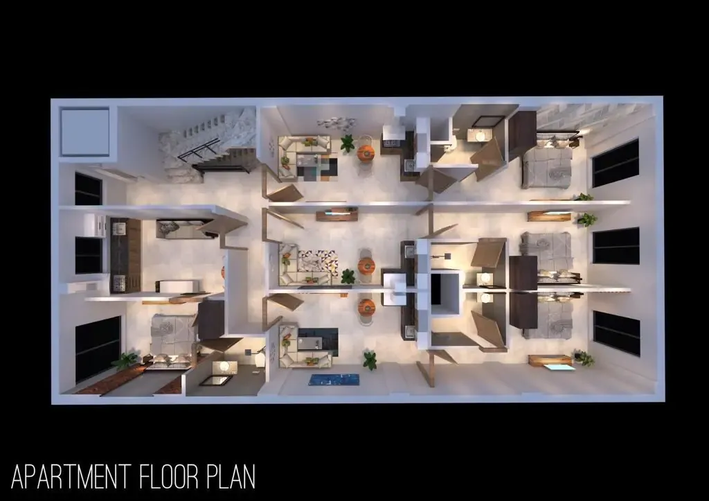 Madina Height 3 Apartment Plan 1 plan