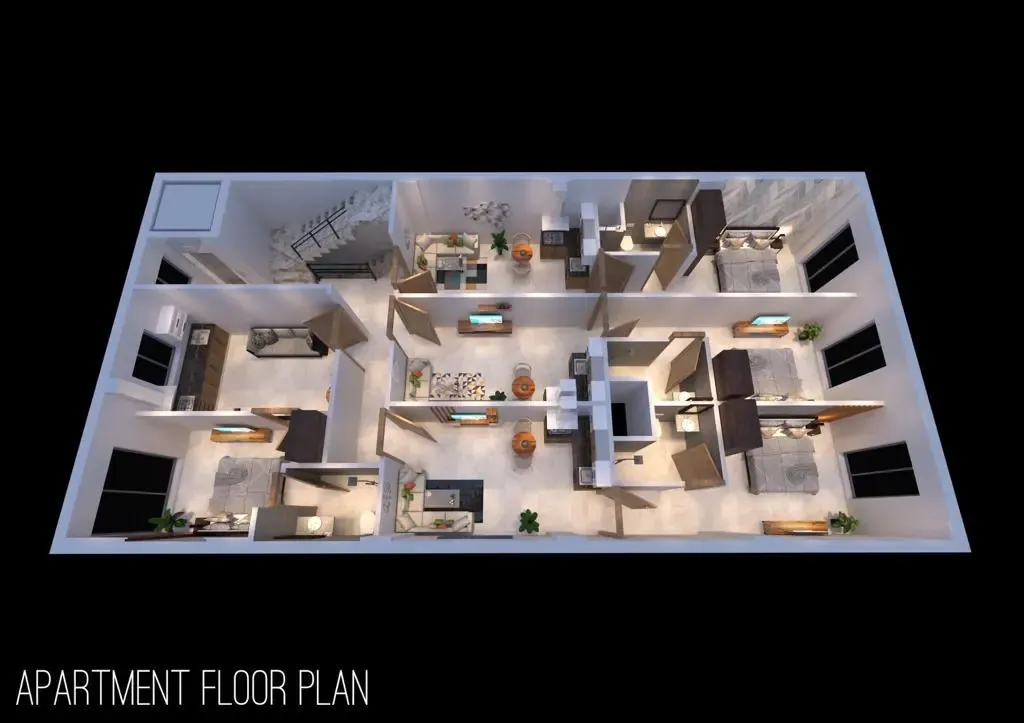 Madina Height 3 Apartment Plan 2 plan