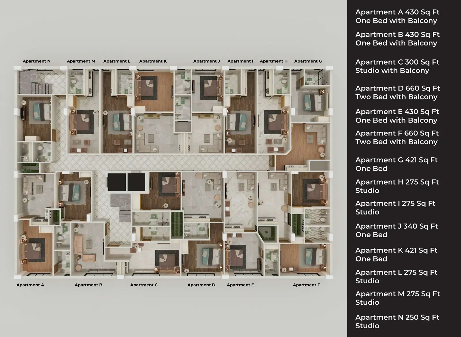 Madina Height 5 Residential Floor plan